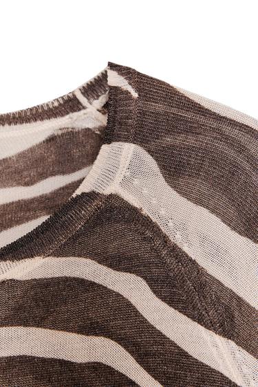 FINE KNIT SWEATER - Zebra by Zara