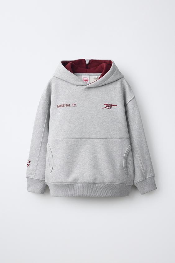SWEAT À CAPUCHE ARSENAL F.C. © - Gris chiné de Zara - Image 0