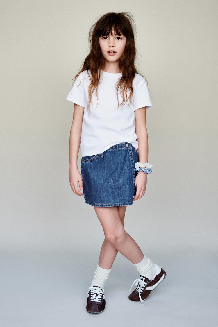 Falda bermuda denim