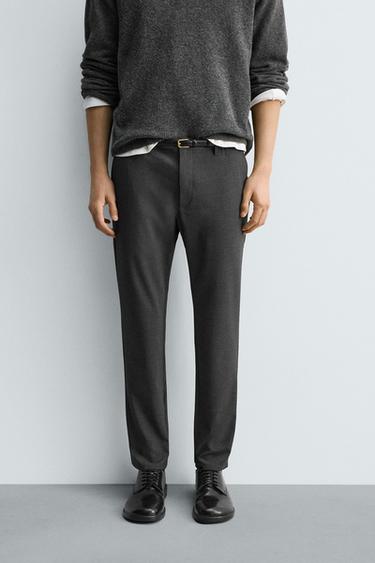 PANTALON SLIM FIT CONFORT - Gris anthracite de Zara