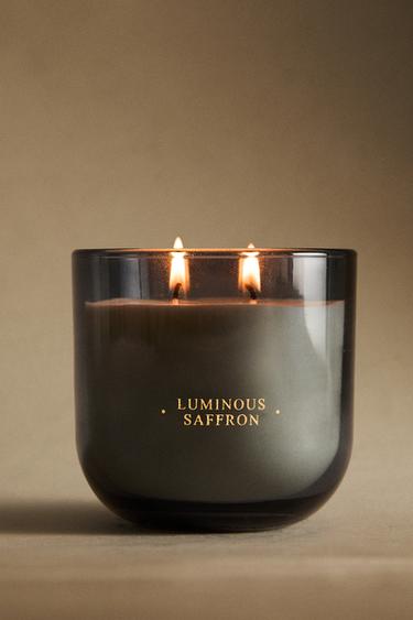 (400 G) LUMINOUS SAFFRON SCENTED CANDLE - Mustard by Zara - Image 5
