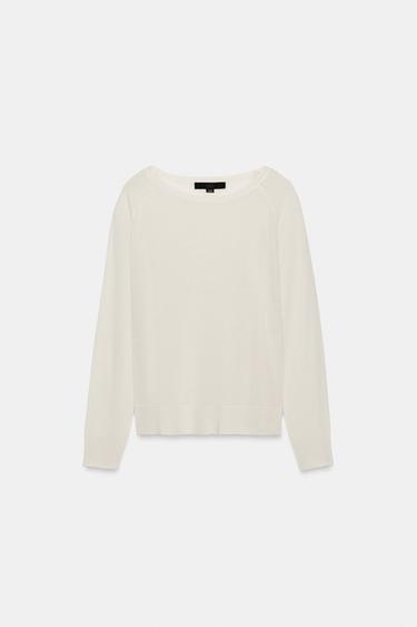 JERSEY BÁSICO PUNTO - Beige de Zara - Imagen 0