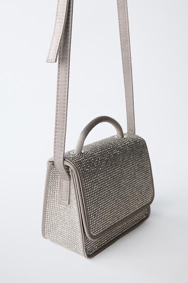SHINY CROSSBODY BAG - Silver by Zara - Image 2