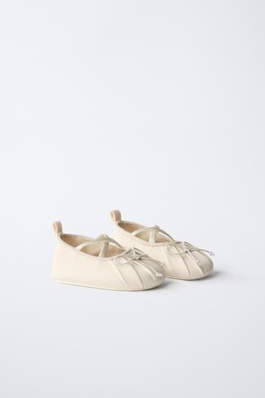 BALLERINES DE CÉRÉMONIE - Blanc écru de Zara - Image 1