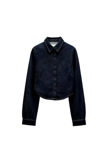 CROPPED Z1975 DENIM SHIRT