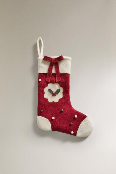 VILTEN KERSTSOK - Rood van Zara - Afbeelding 0