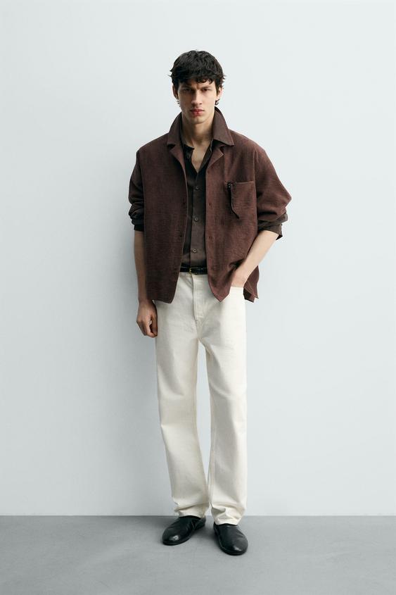 RELAXED FIT JACQUARD SHIRT