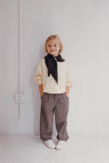 SOFT TOUCH BAGGY TROUSERS - Brown by Zara