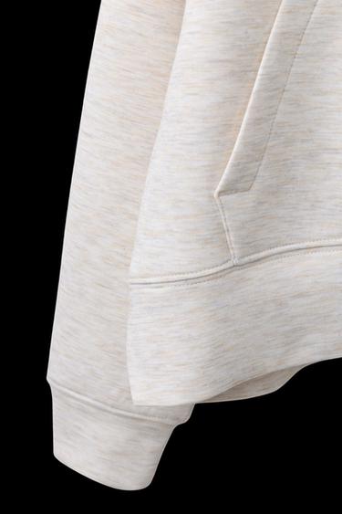 RAISED SLOGAN SWEATSHIRT - Sand / Marl by Zara