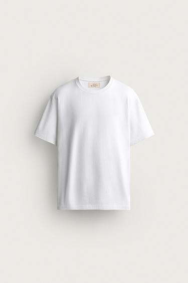 ЩІЛЬНА ФУТБОЛКА З КОРОТКИМИ РУКАВАМИ - Білий Zara