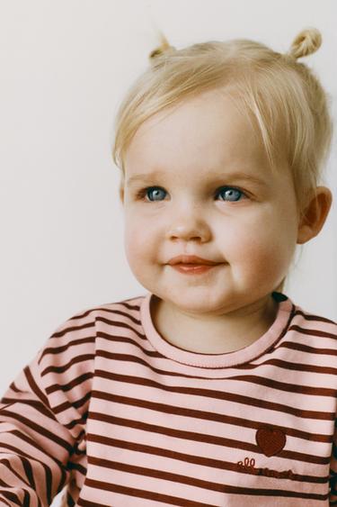 Zara TRIIBULINE SÄRK TIKITUD SÜDAMEGA - Pink