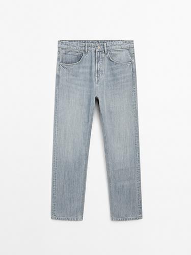 Jeans relaxed fit - Gris vigoré de Zara - Imagen 0