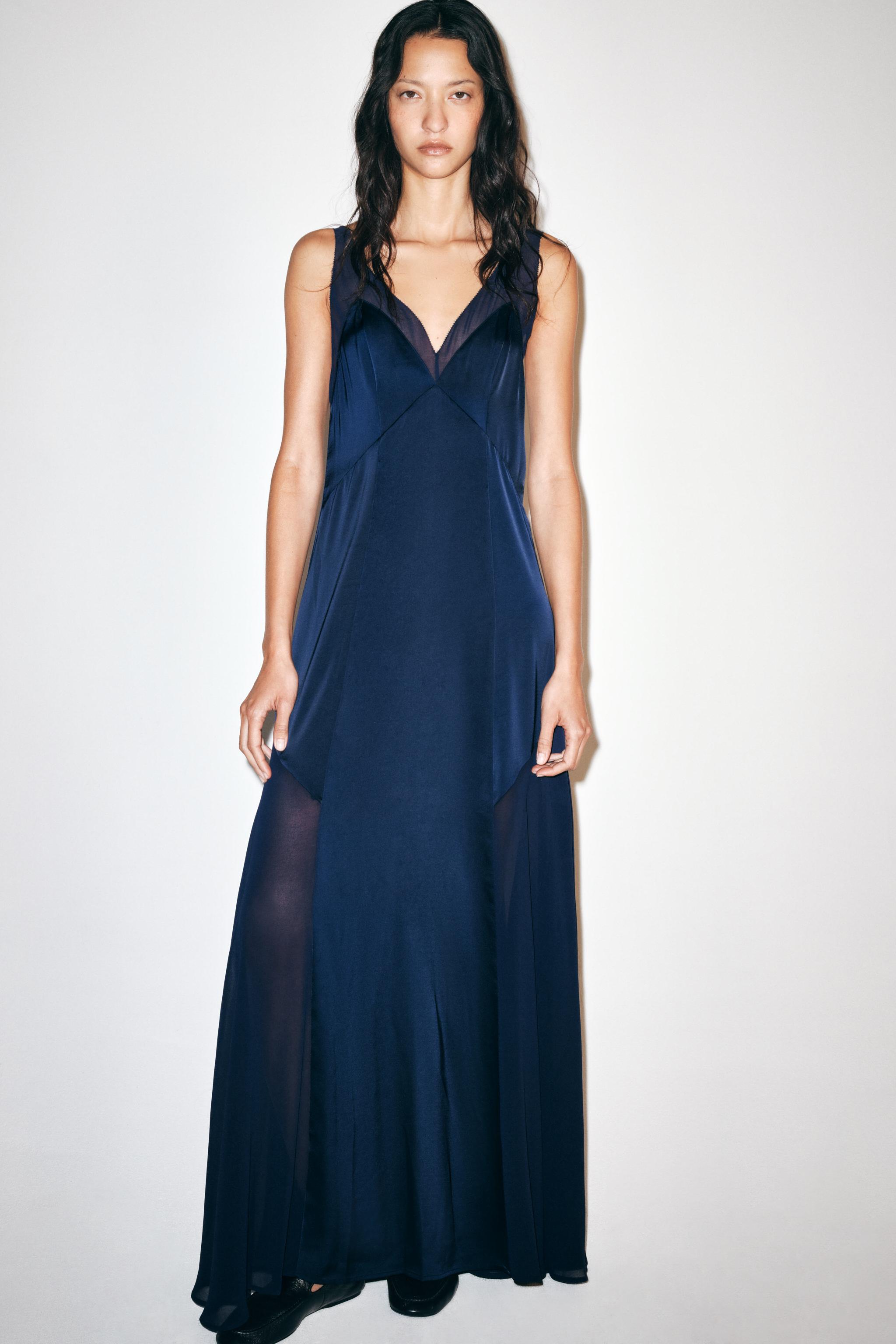 ROBE LONGUE SATINÉE ZW COLLECTION