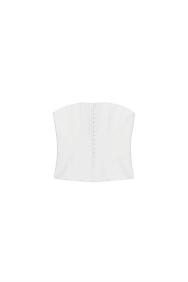 STRAPLESS CORSET TOP
