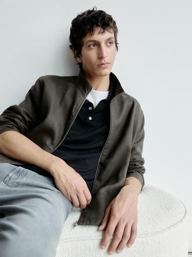 Zara Moc toe split suede shoes - Brown