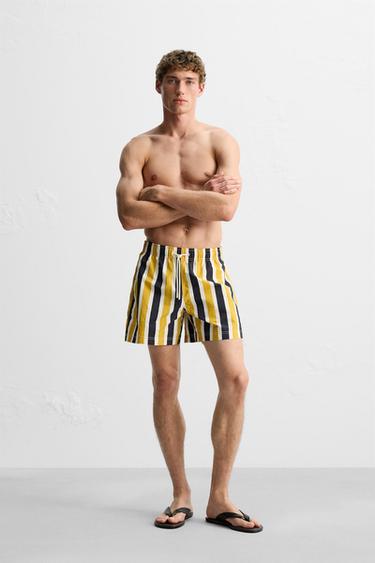 STRIPED REGULAR SWIMMING TRUNKS - various by Zara - Image 0