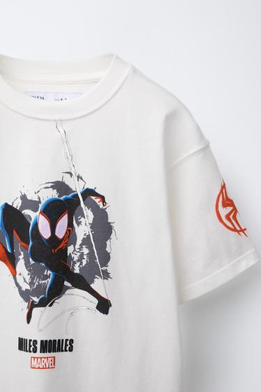 T-SHIRT MILES MORALES SPIDER-MAN © MARVEL - blanc de Zara - Image 2