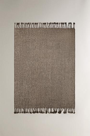 DEKA S TŘÁSNĚMI - Hnědá / Tmavošedá od Zara - Obrázek 0