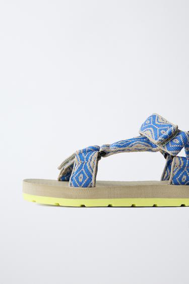 SANDALES TECHNIQUES - Multicolore de Zara - Image 6