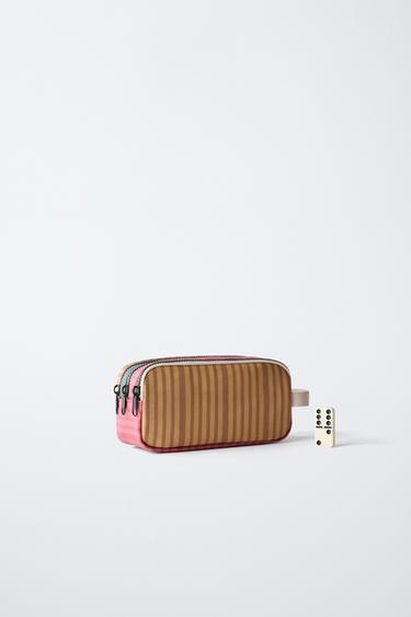 TROUSSE SCOLAIRE RAYURES MULTICOLORE - Vert de Zara - Image 5