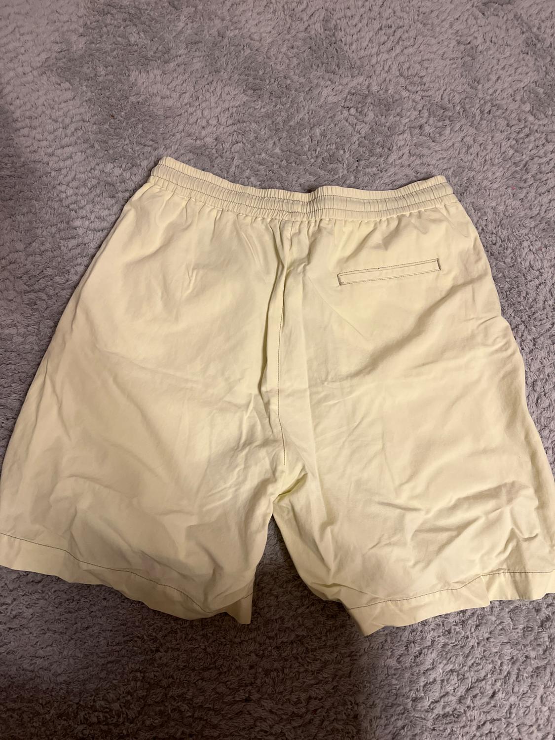 LINEN BLEND BERMUDA SHORTS WITH TOPSTITCHING - Image 2