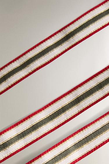 RUBAN CADEAUX RAYURES BRILLANTES NOËL - Multicolore de Zara - Image 3