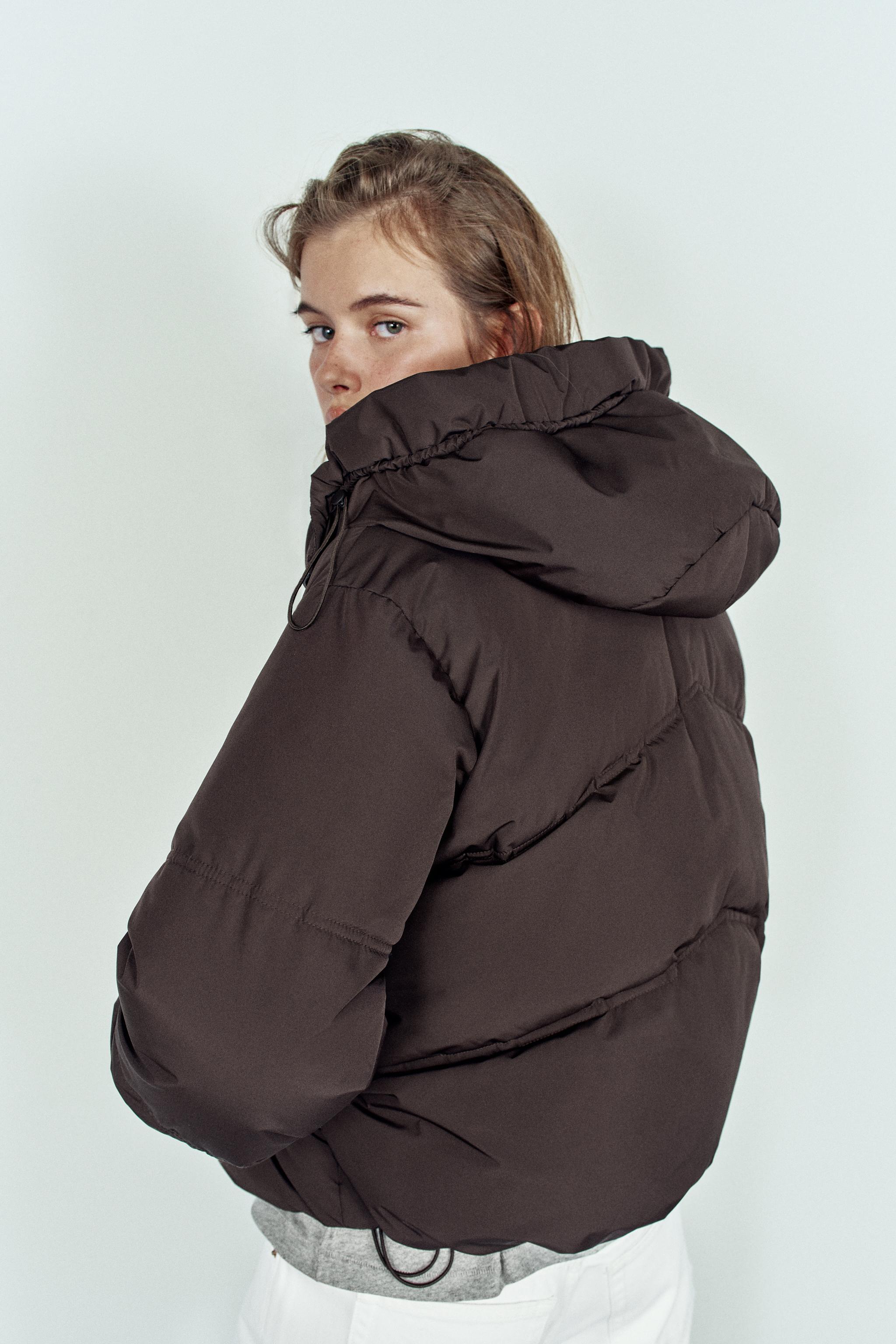 ANORAK MATELASSÉ CAPUCHE WATER REPELLENT WINDPROOF