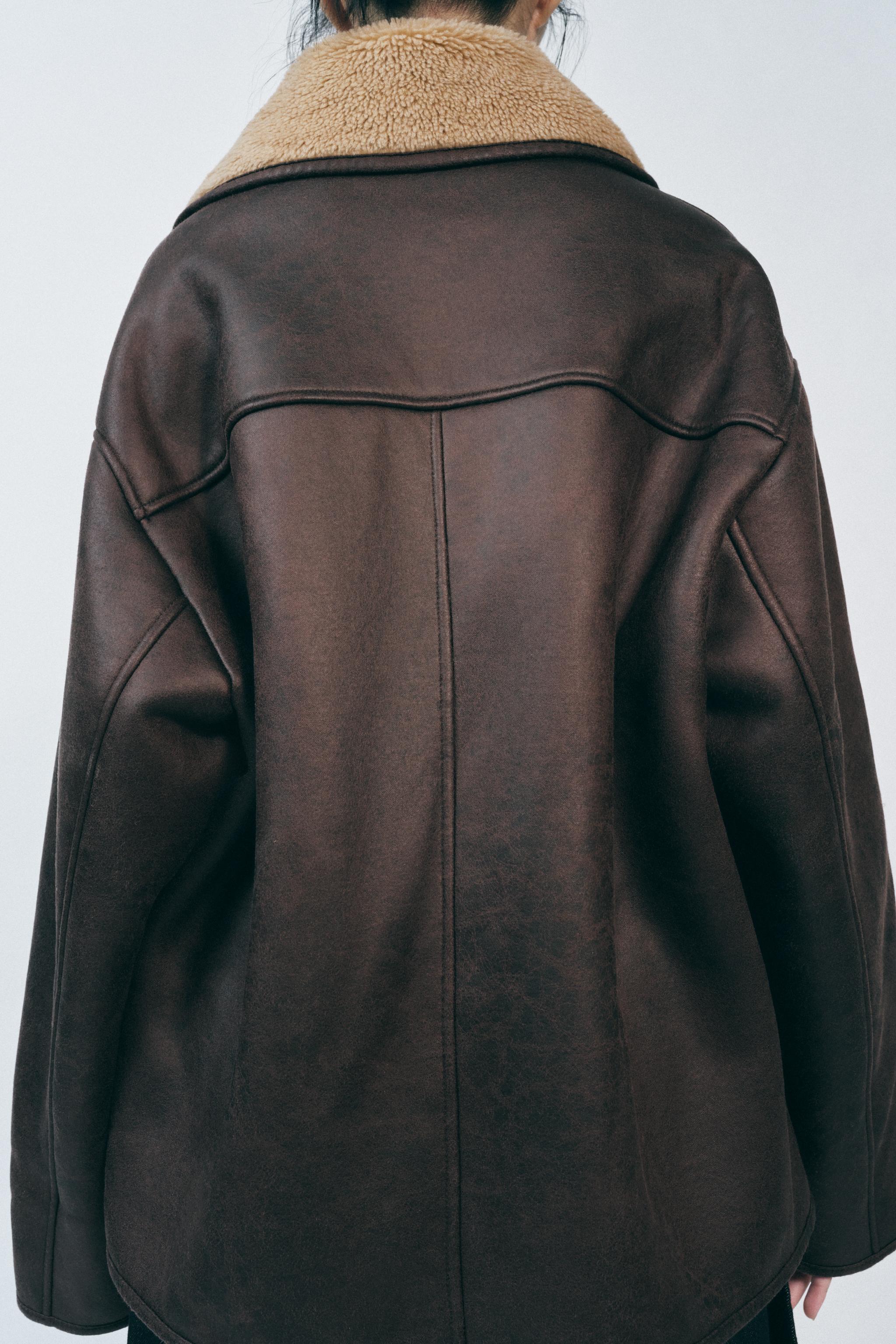 【ZARA】ダブルフェイスジャケット ZWコレクション 3548/048/681 ZARA】ダブルフェイスジャケット ZWコレクション 3548/048/681