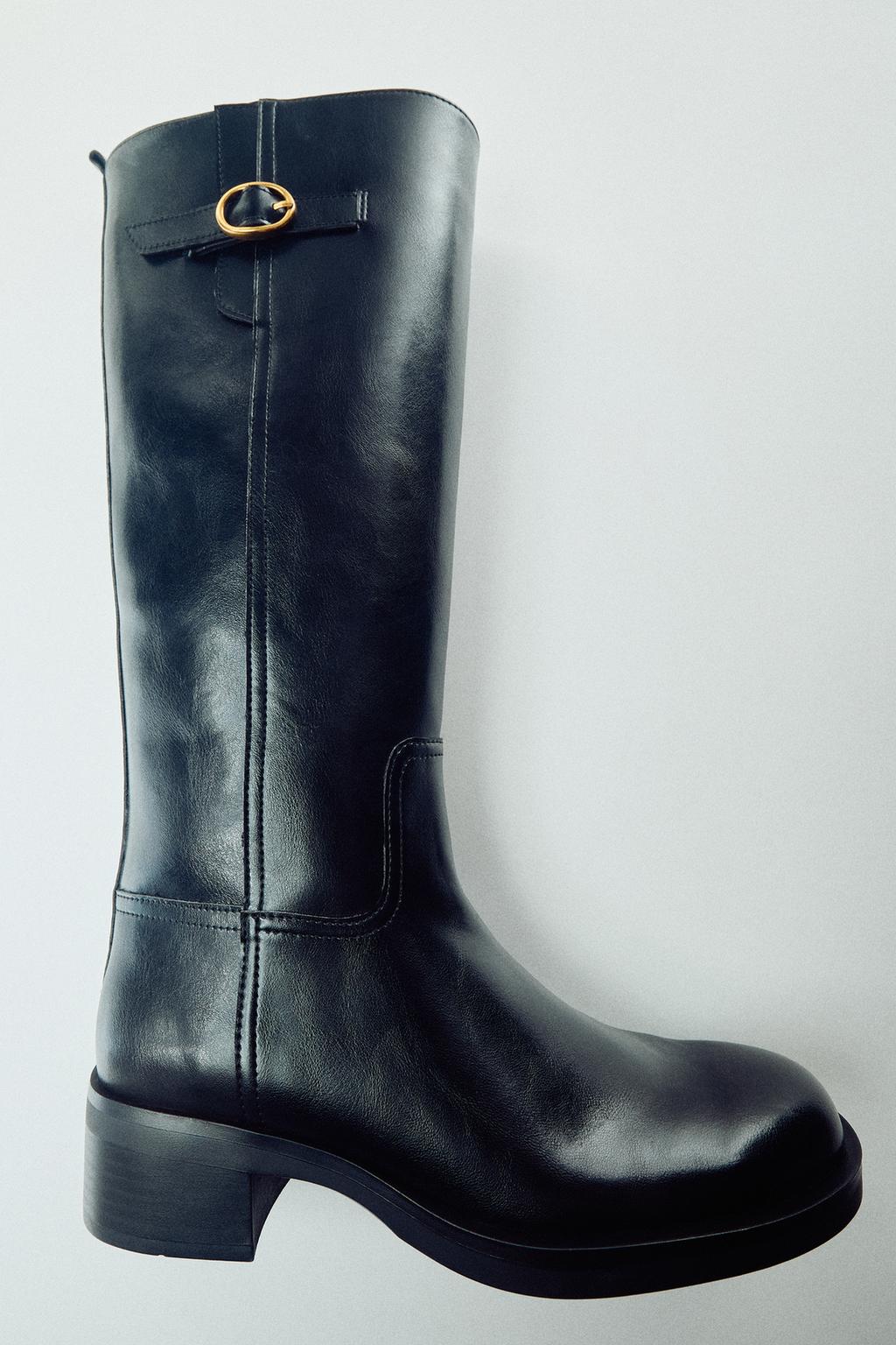 EQUESTRIAN BUCKLE BOOTS