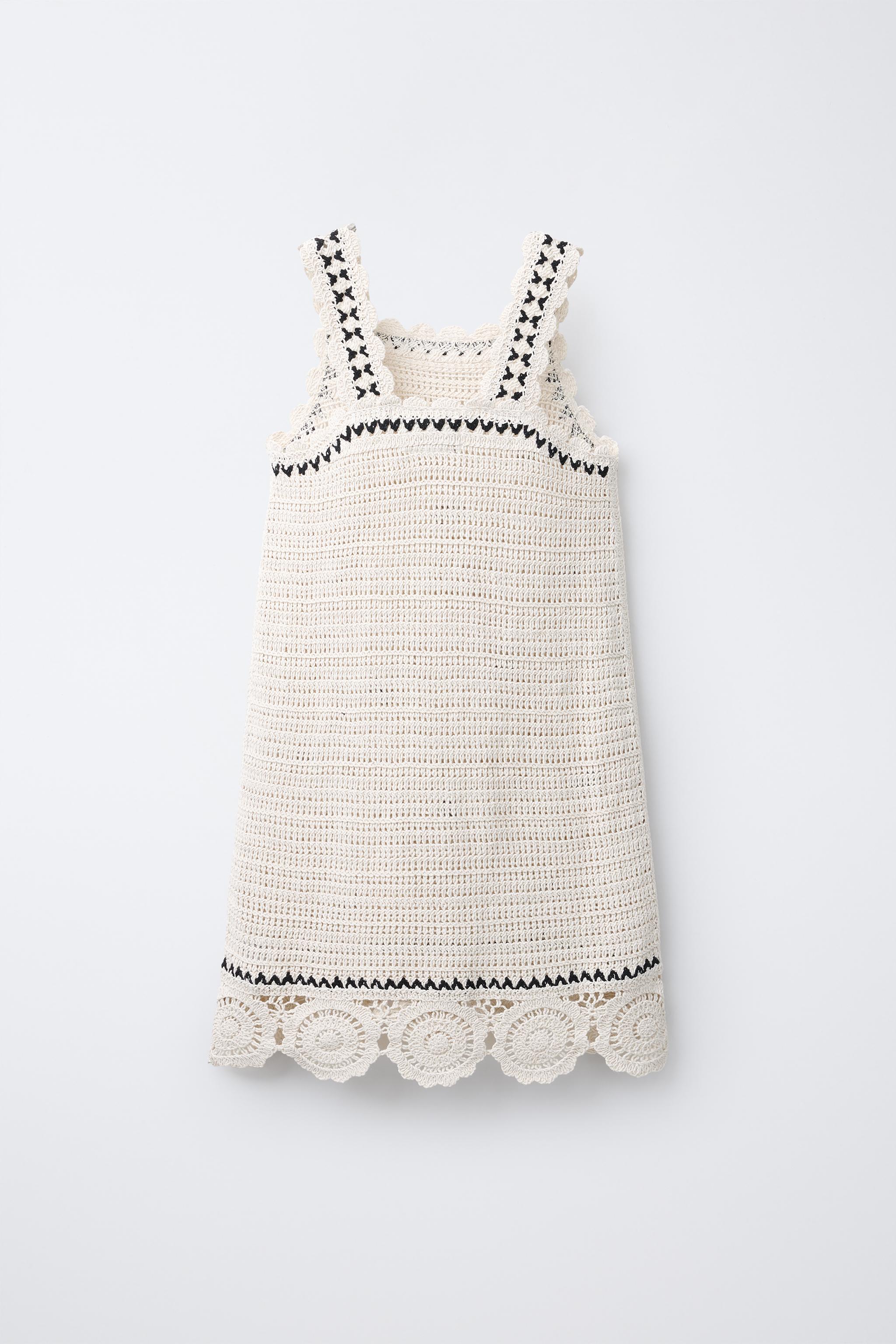 ☆ドイツ発*ZARA*新作*プレーンニットワンピ/ECRU☆ プレーンニット ミニワンピース - エクリュ | ZARA Japan / 日本