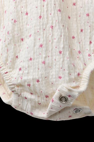 STAR PRINT BODYSUIT - Ecru by Zara