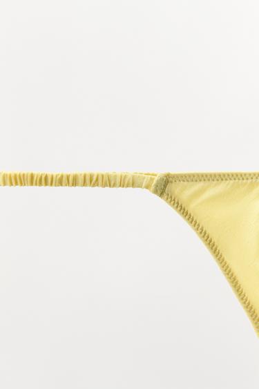 SILK THONG - Yellow by Zara - Image 5