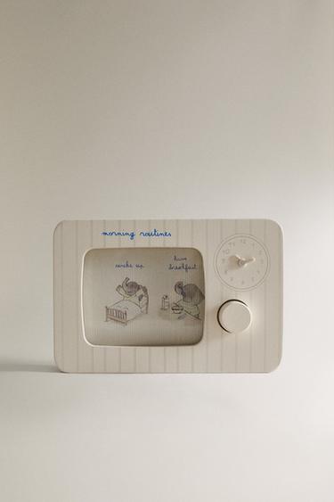 JOUET ENFANT ROUTINE DU MATIN - Crème de Zara