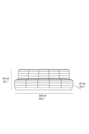 QUILTED LEATHER COUCH - Brown by Zara - Image 6