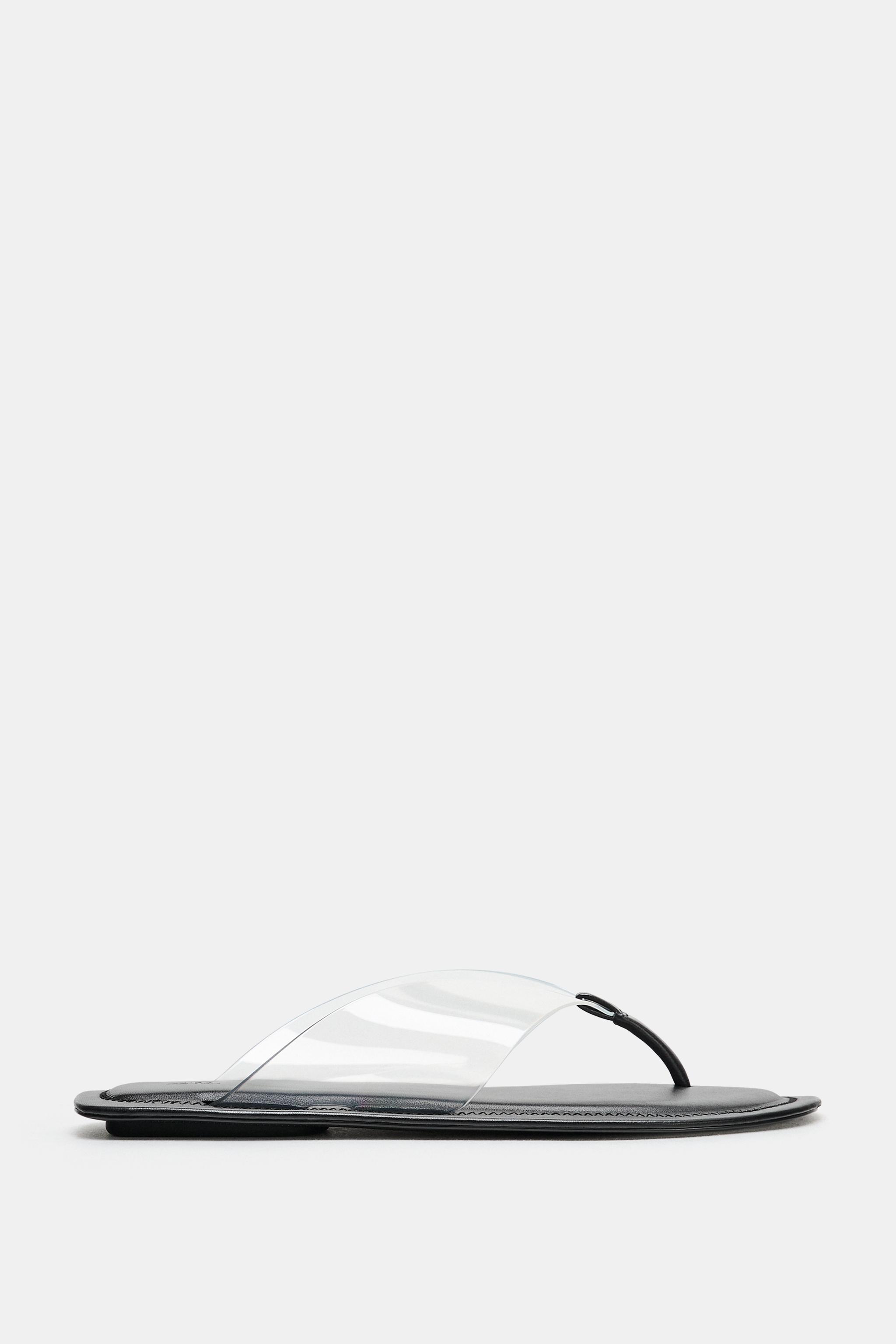 VINYL STRAP SANDALS