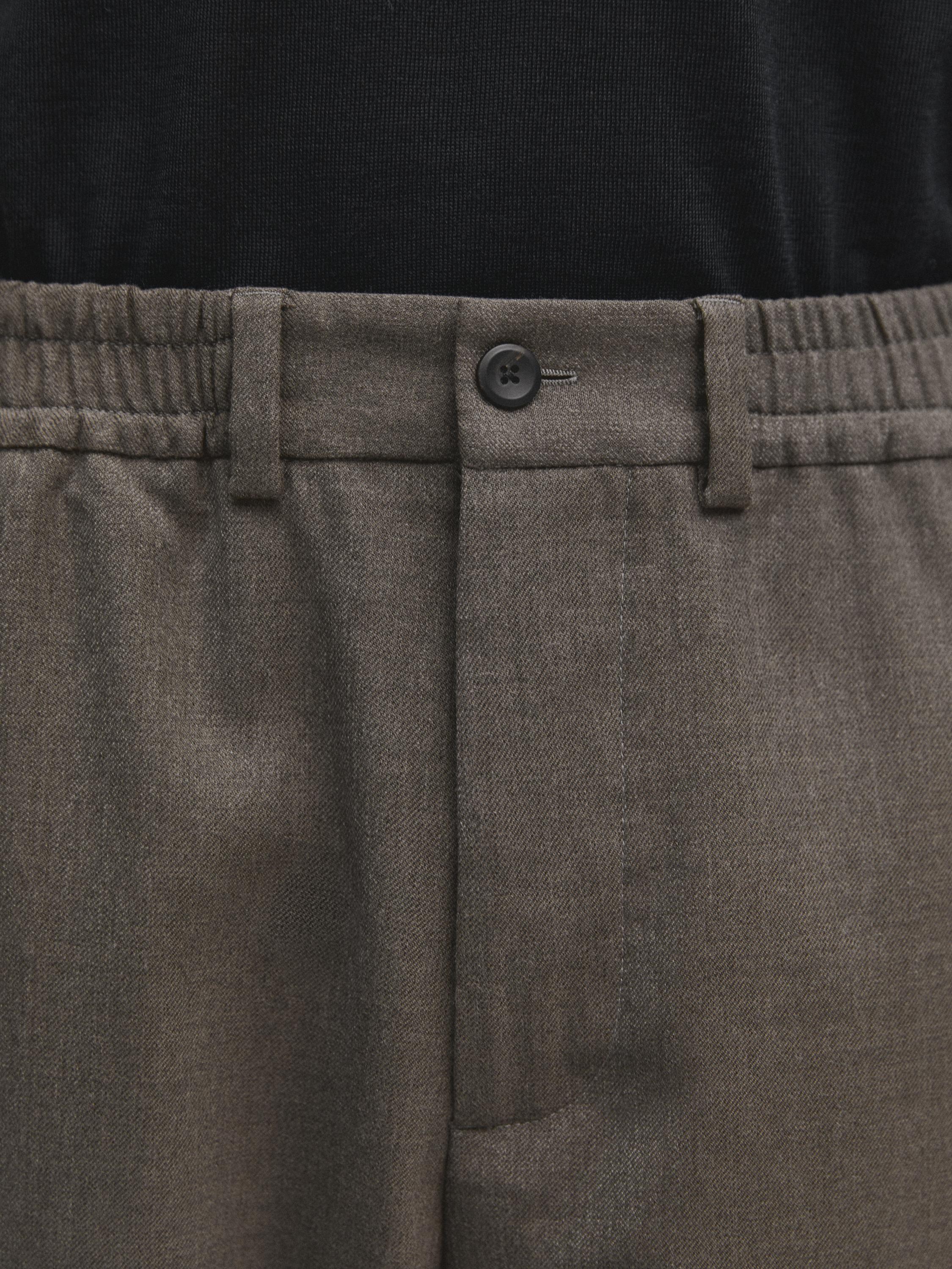 Cool wool blend trousers