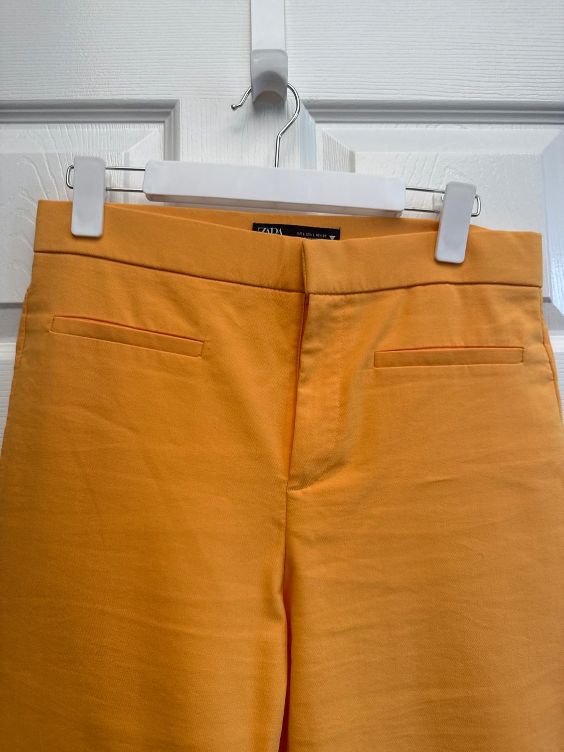 FLARED LEGS, CROP LENGTH, WORN ONCE - Image 2
