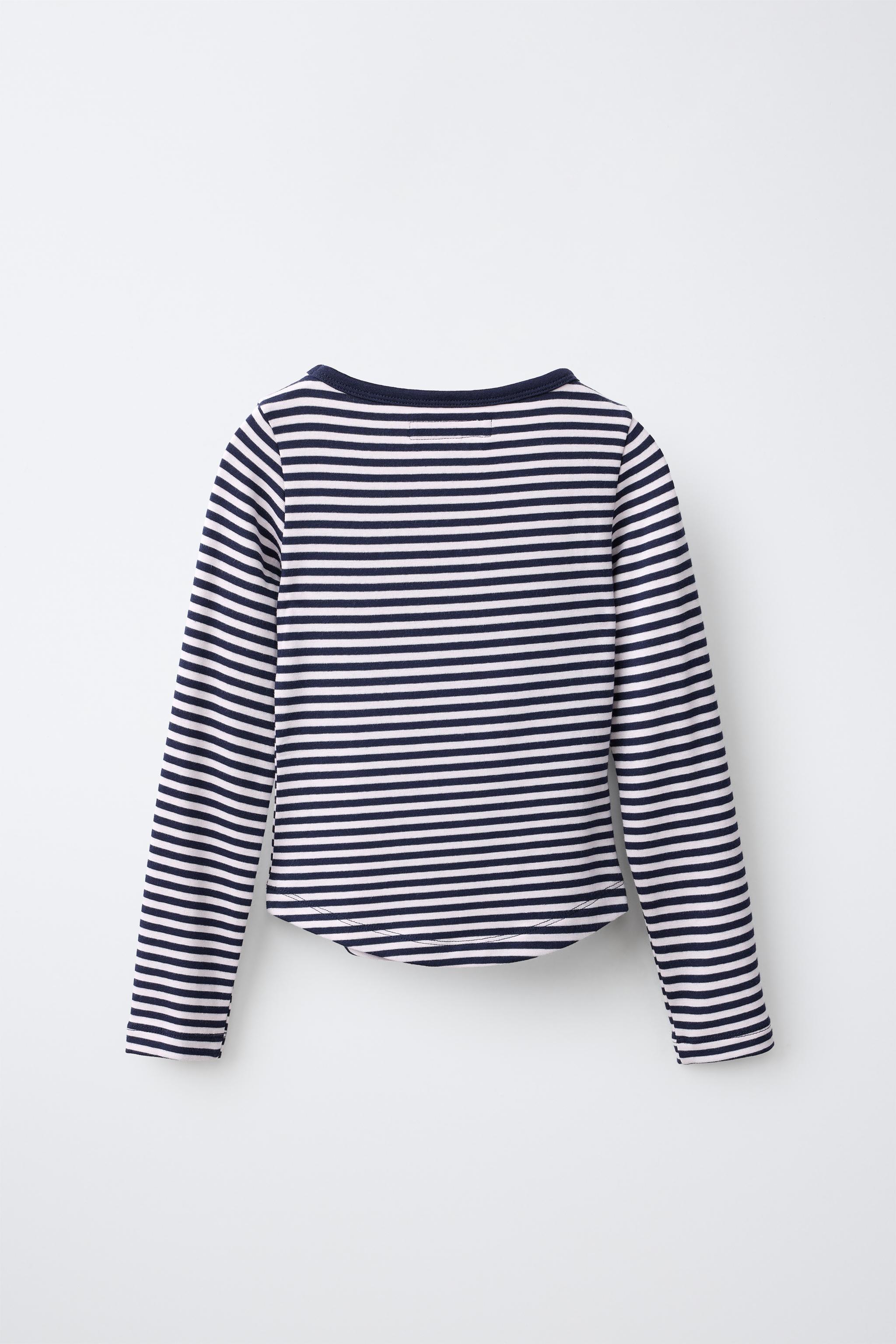 MODAL STRIPED T-SHIRT