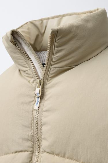 VESTE REMBOURRÉE DÉPERLANTE - Sable de Zara - Image 4
