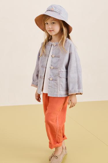 BLOUSON COL MANDARIN 16 - Bleu de Zara - Image 2