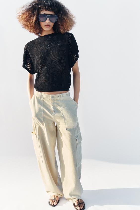 POINTELLE KNIT TOP from Zara - $45.90