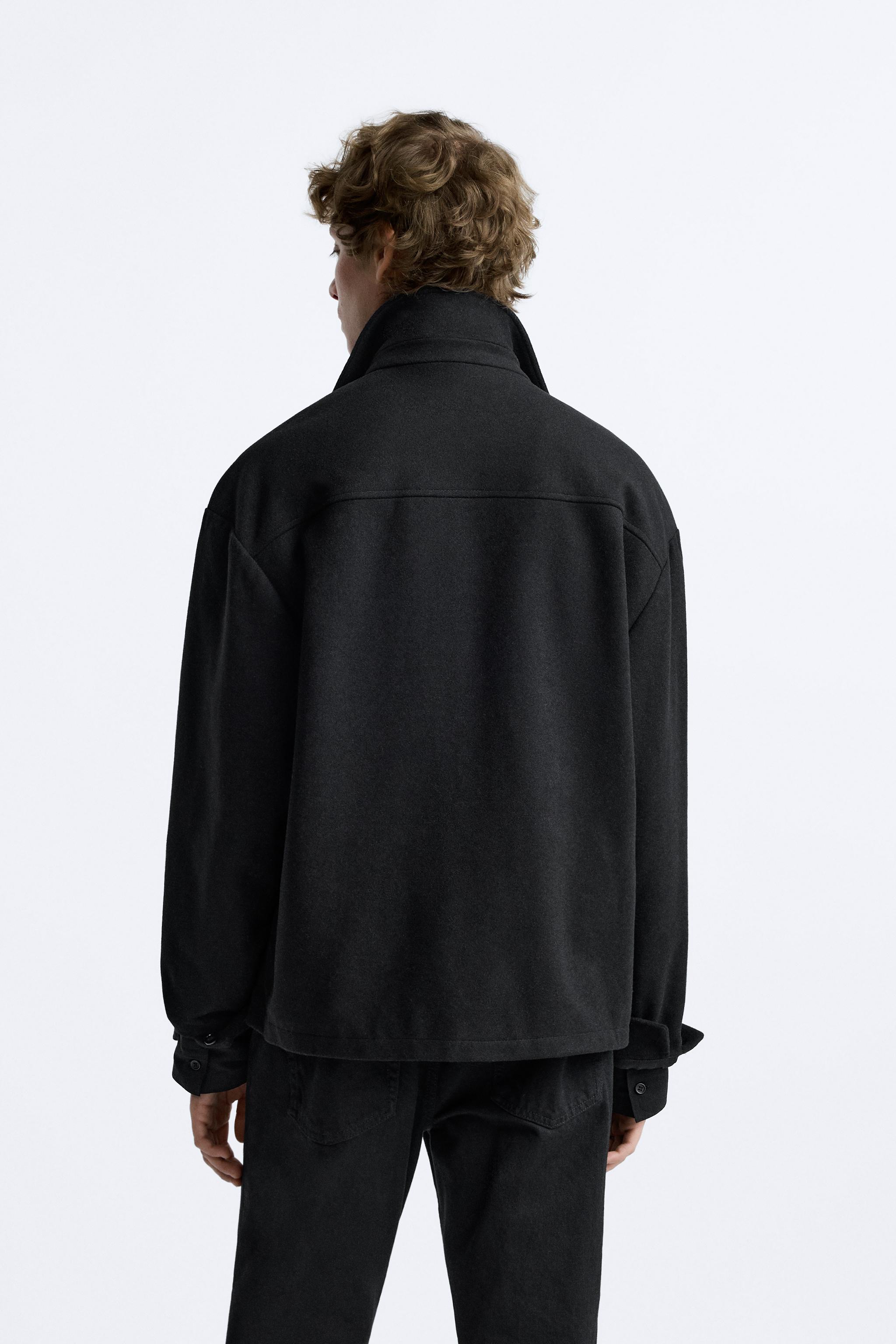 Overshirt zip outlet jacket