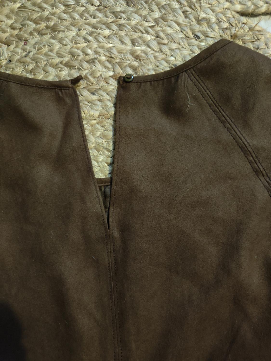 FAUX SUEDE DRESS - Image 3