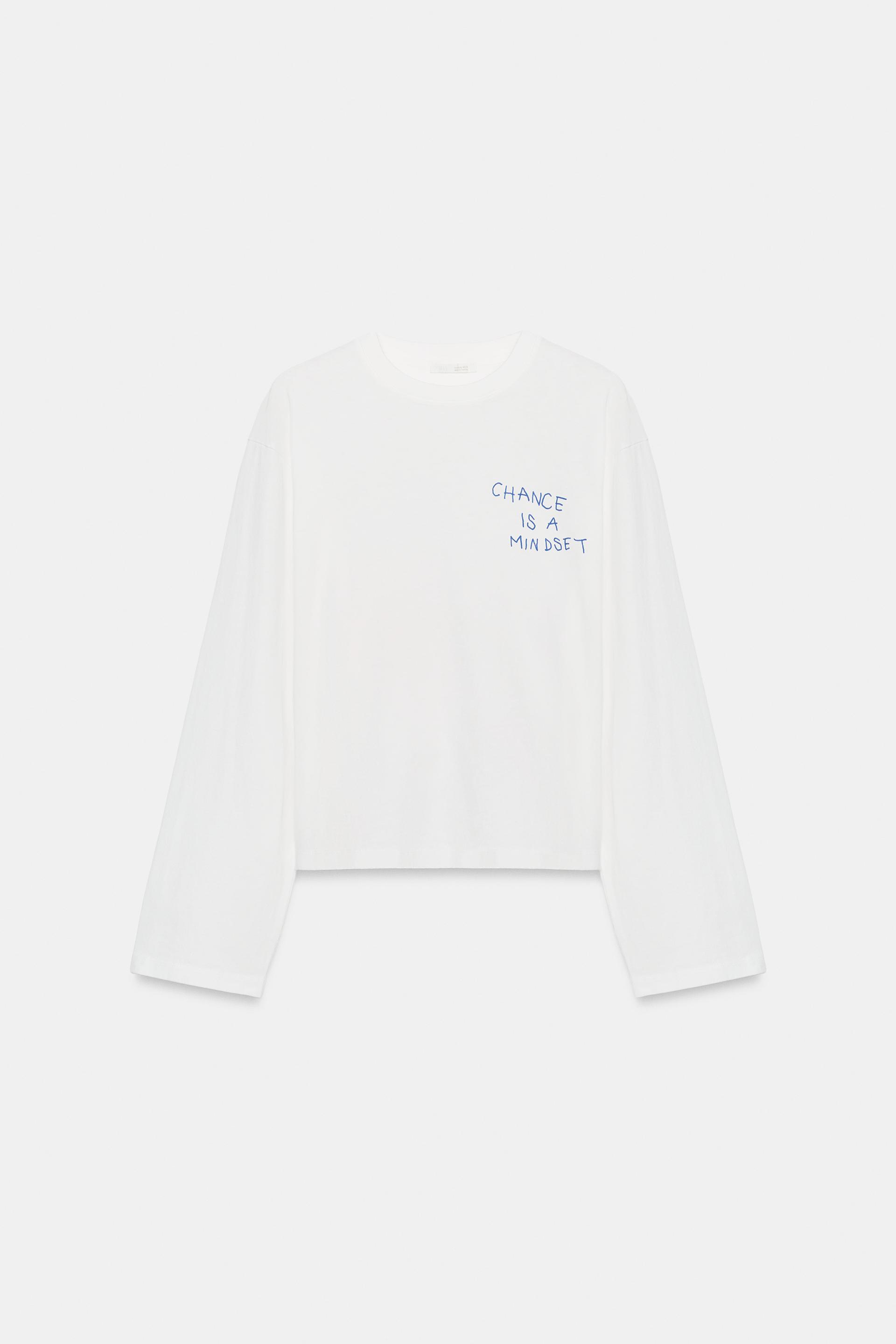 TEXT AND GRAPHIC T-SHIRT thumbnail 6