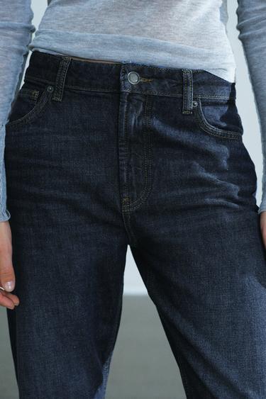 JEAN ZW COLLECTION THE SPLIT SEAM DROIT TAILLE BASSE - Bleu de Zara - Image 3