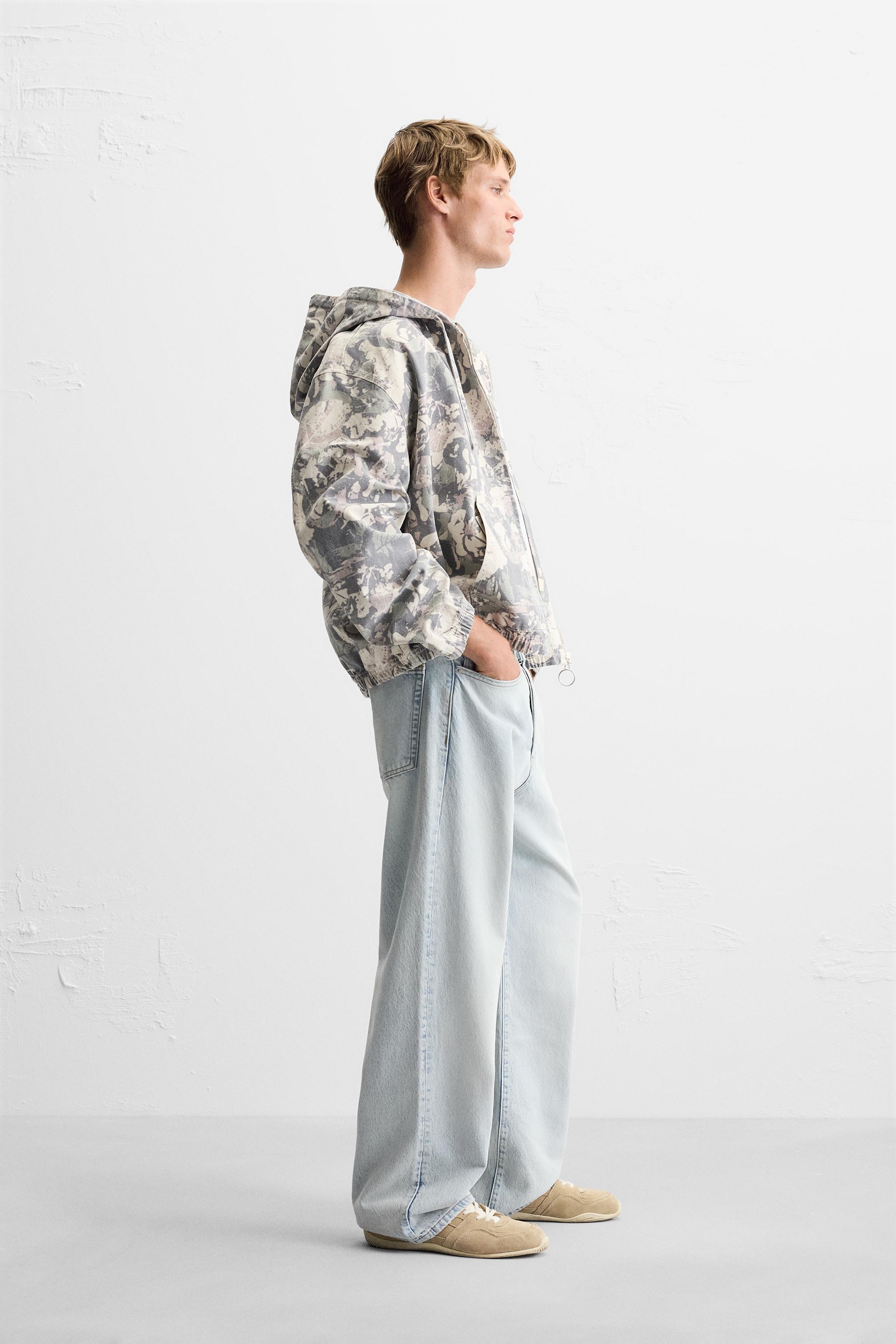 ABSTRACT PRINT JACKET - Sand | ZARA United States