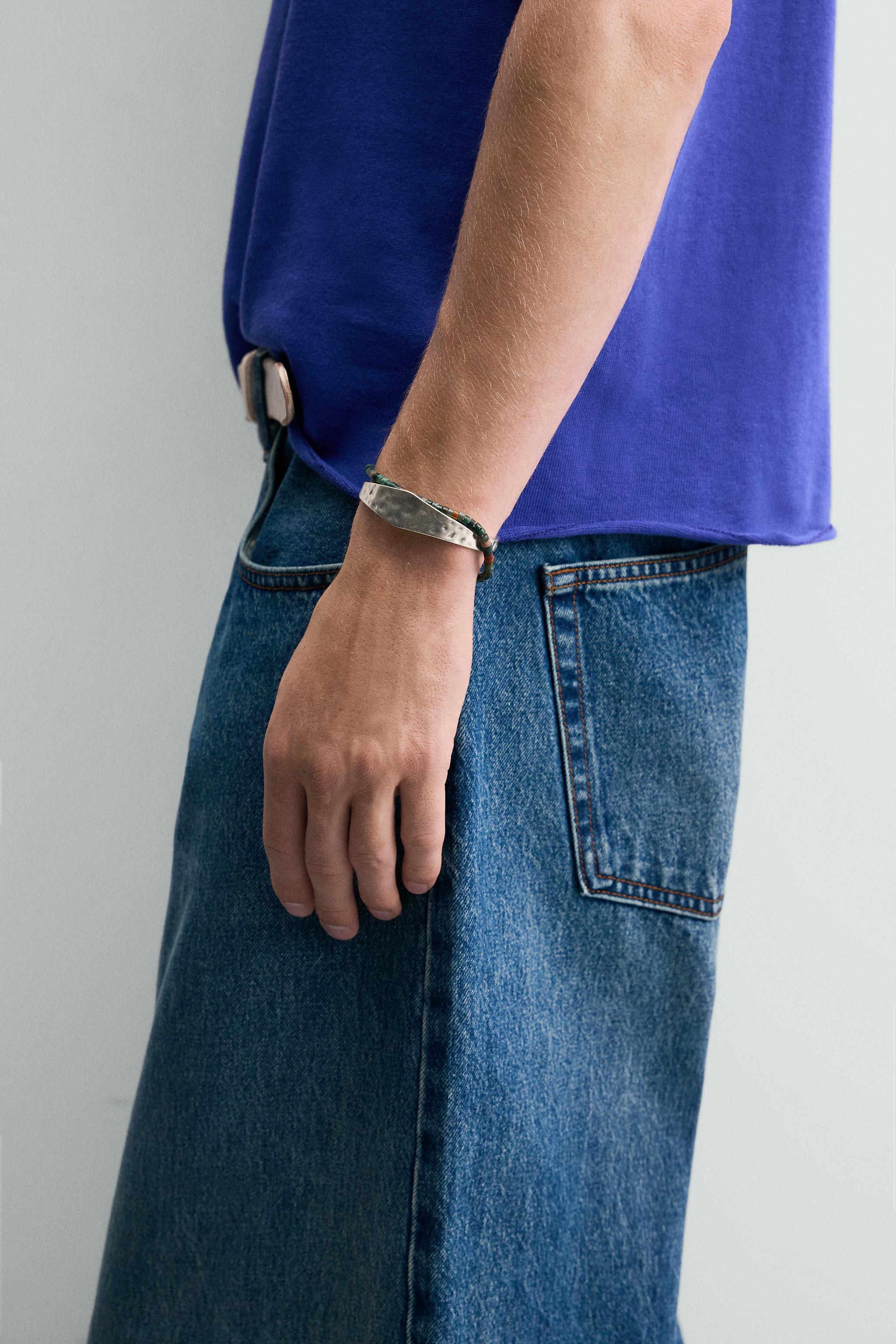 Мужские аксессуары Zara 2-PACK COMBINATION BRACELETS