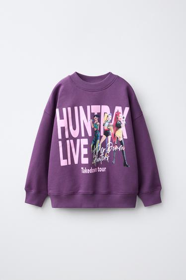 KPOP DEMON HUNTERS™ NETFLIX © プリントスウェットシャツパープル0ZaraのKPOP DEMON HUNTERS™ NETFLIX © プリントスウェットシャツ - パープル - 画像 0