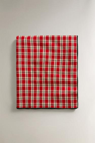 NAPPE COTON FIL TEINT NOËL - Rouge de Zara - Image 4