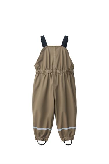 WATER-RESISTANT RUBBERIZED OVERALLS — Brown / Taupe 2